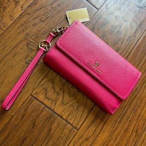 Pink Michael Kors wristlet